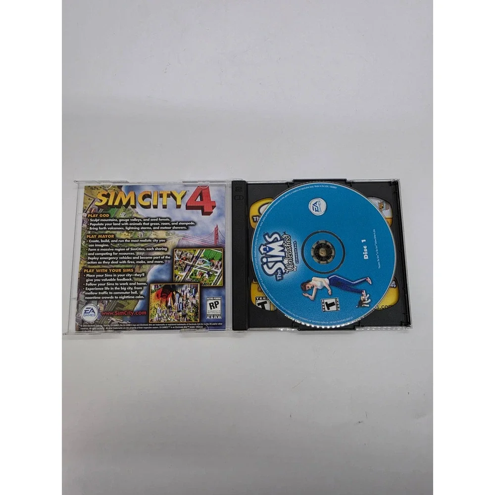 The Sims Unleashed Expansion Pack PC 2002 EA Games 2-Disc Set Maxis Teen
